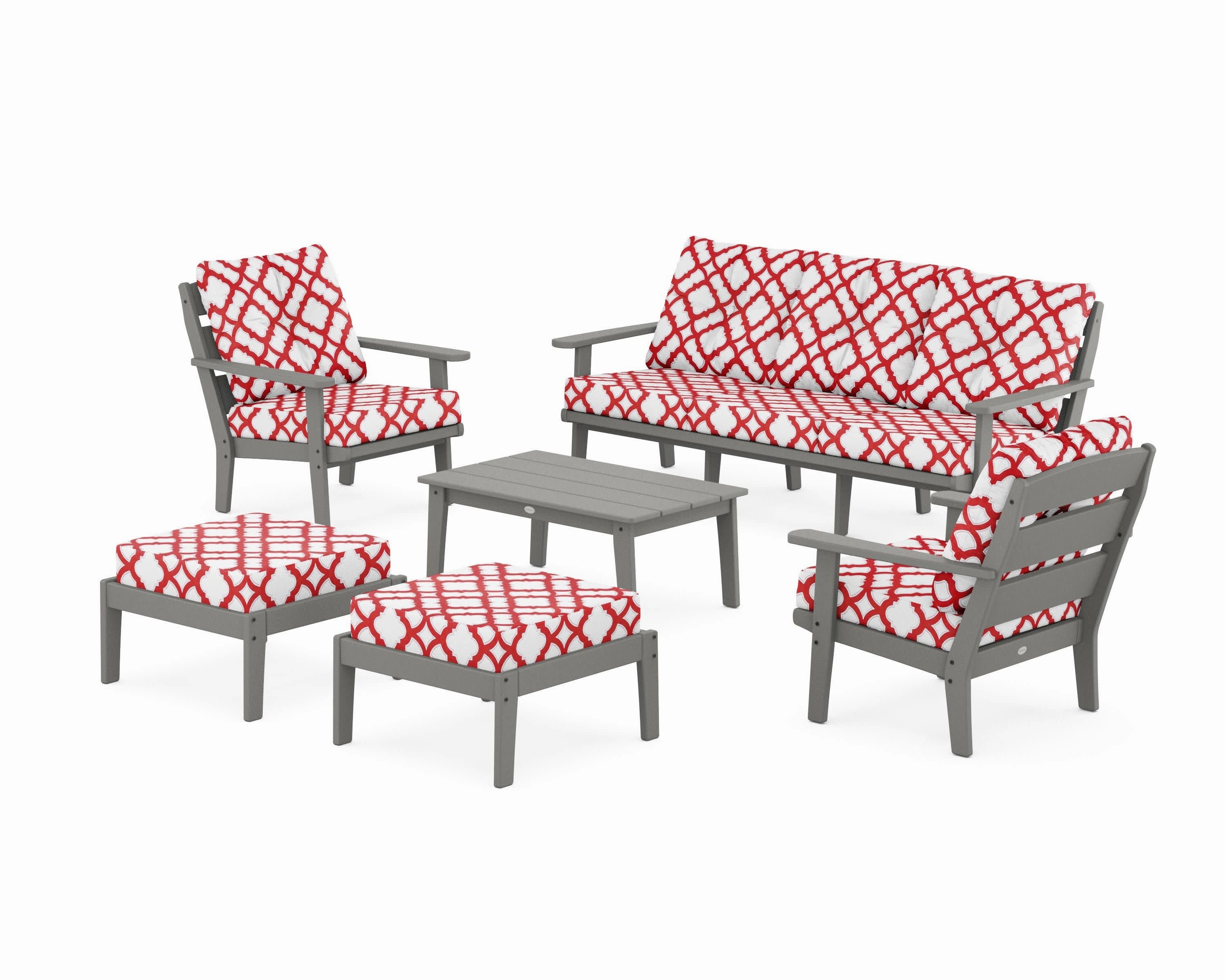 Lakeside 6-Piece Lounge Sofa Set