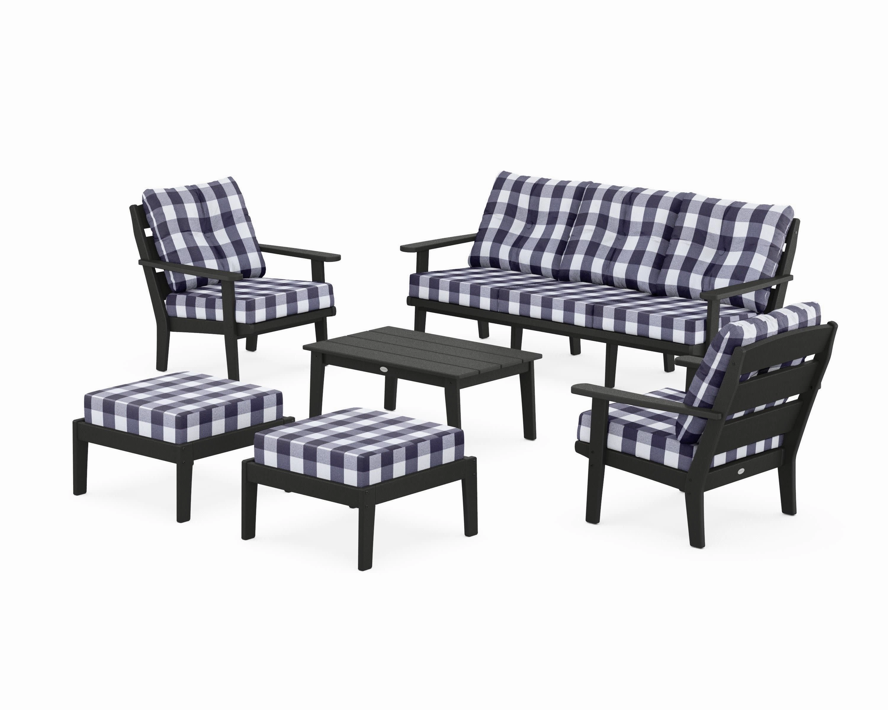 Lakeside 6-Piece Lounge Sofa Set