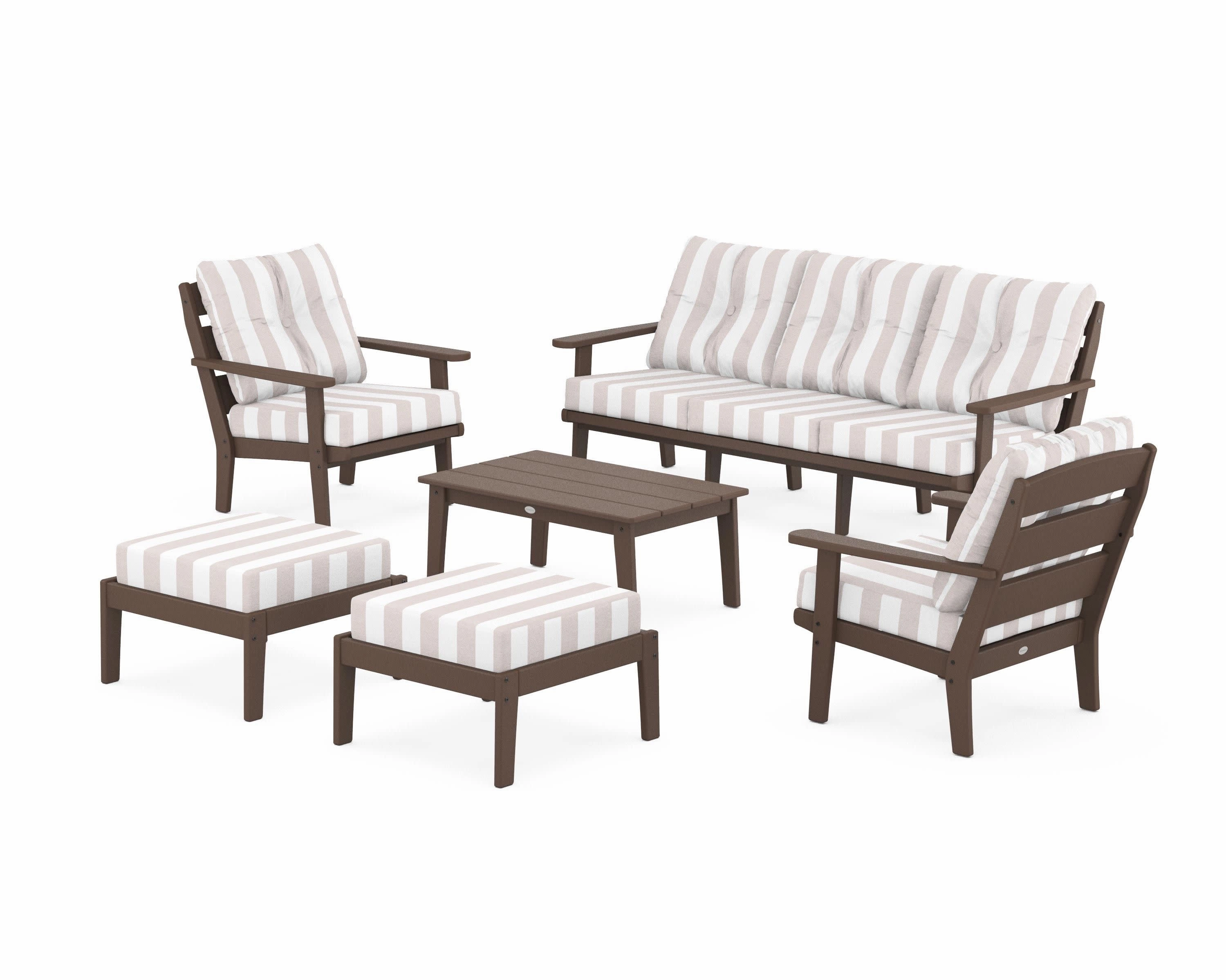 Lakeside 6-Piece Lounge Sofa Set