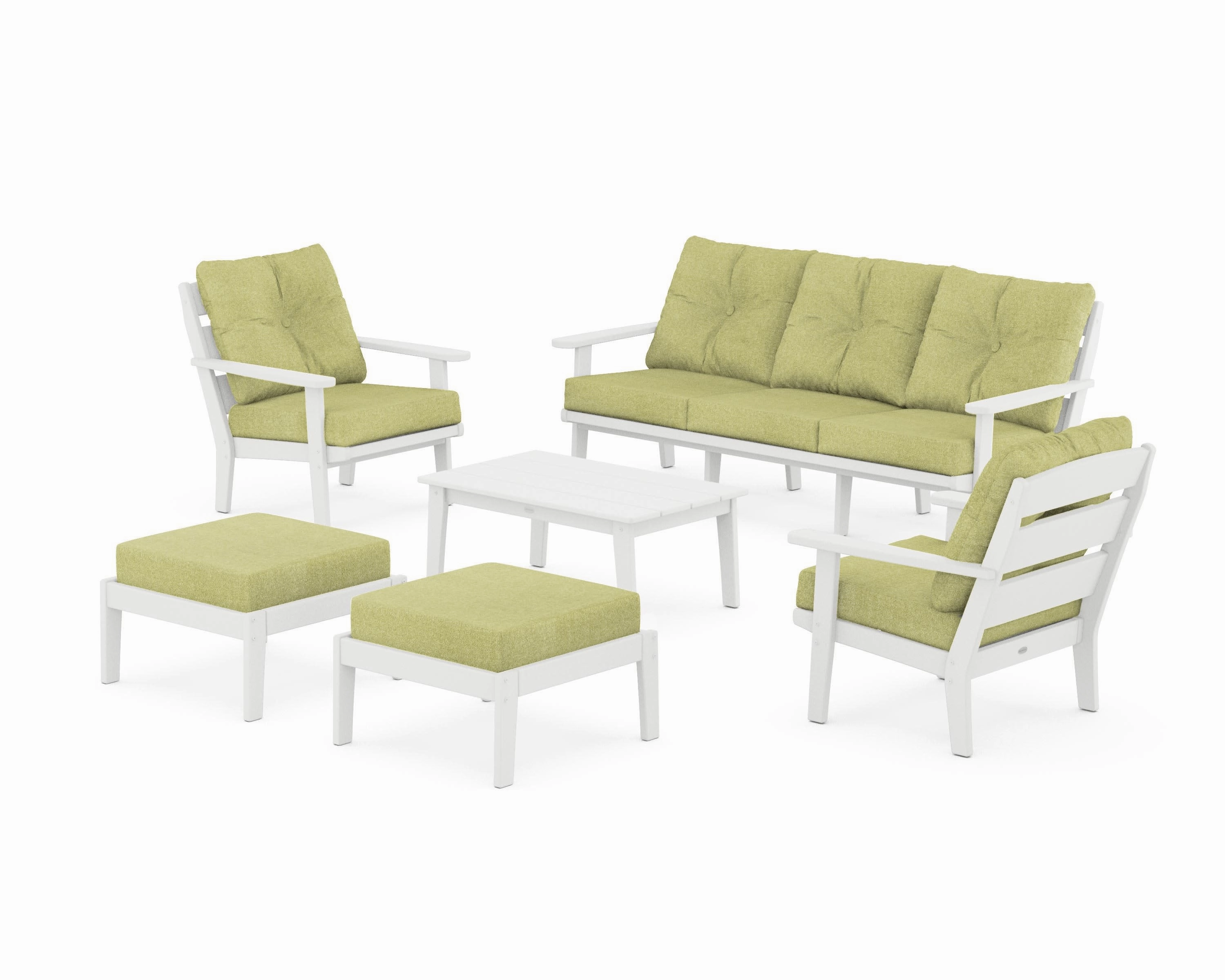 Lakeside 6-Piece Lounge Sofa Set