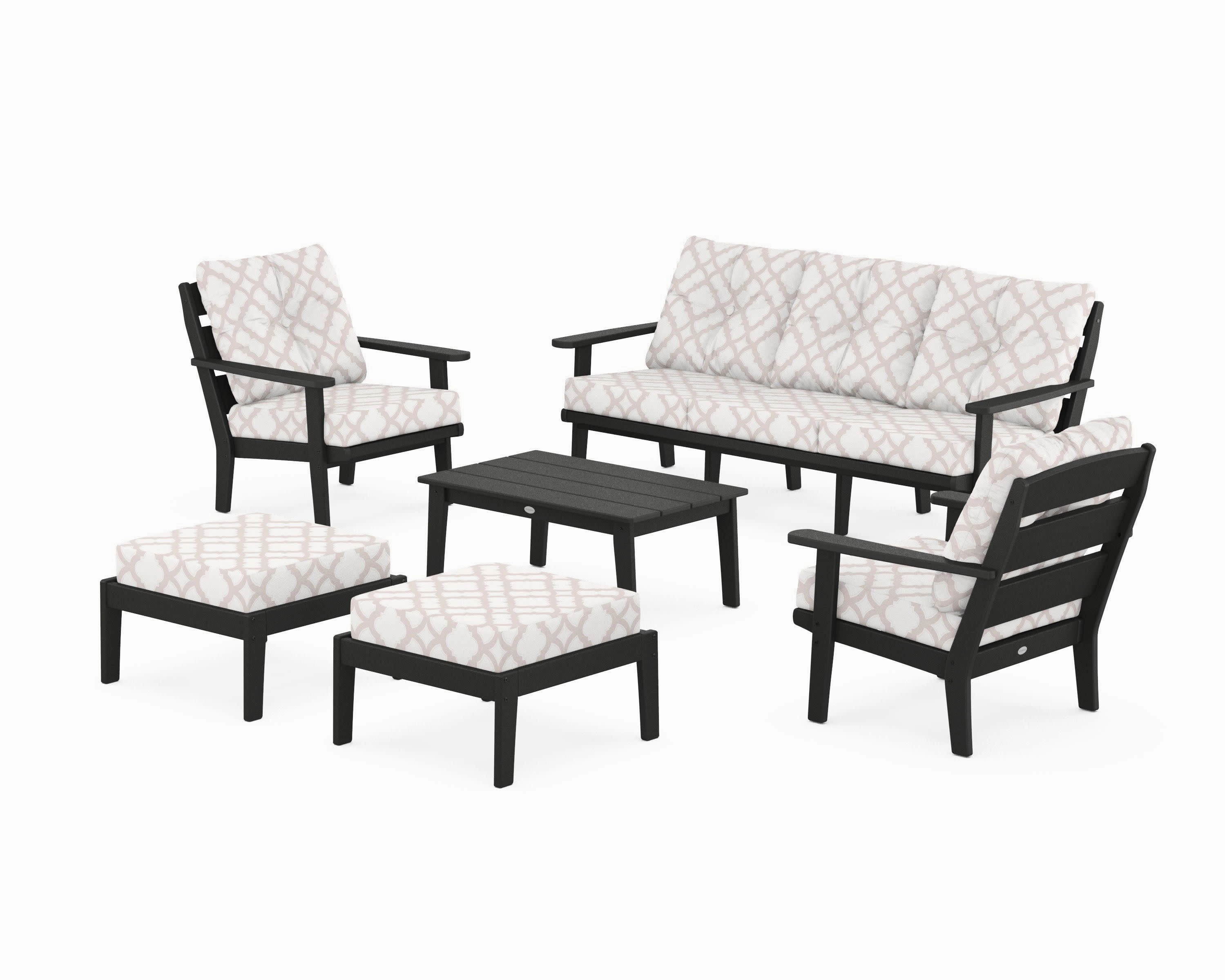 Lakeside 6-Piece Lounge Sofa Set