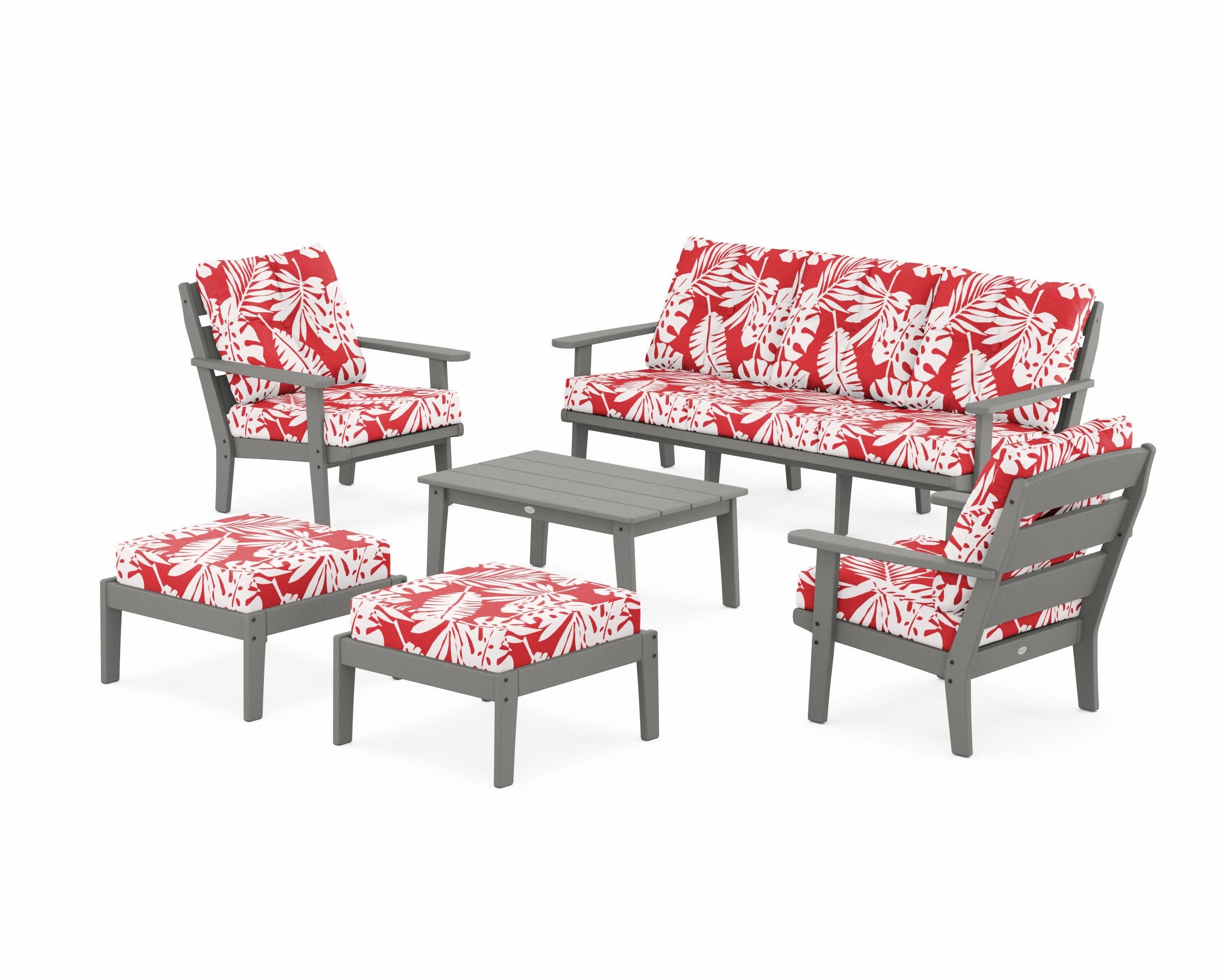 Lakeside 6-Piece Lounge Sofa Set