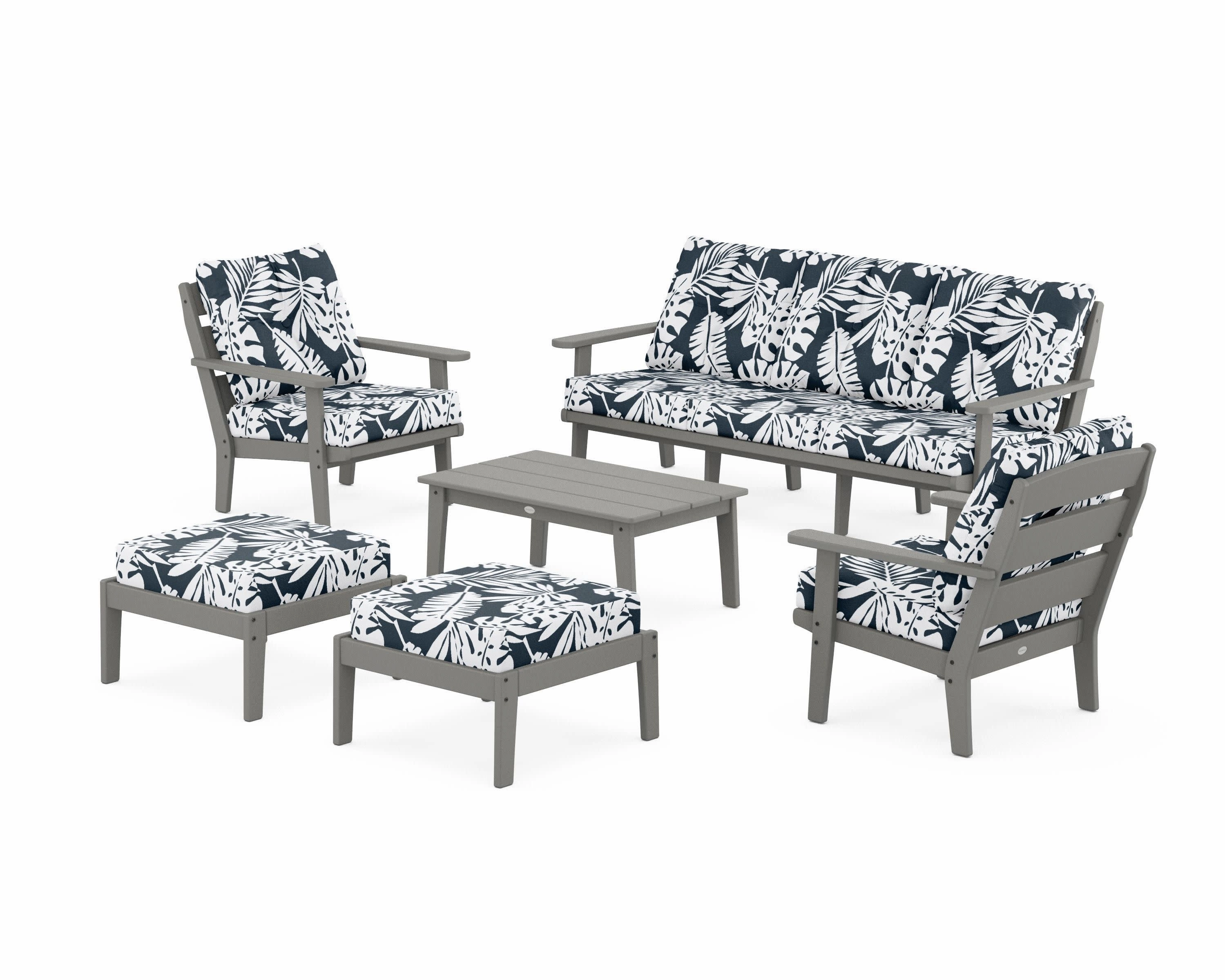 Lakeside 6-Piece Lounge Sofa Set