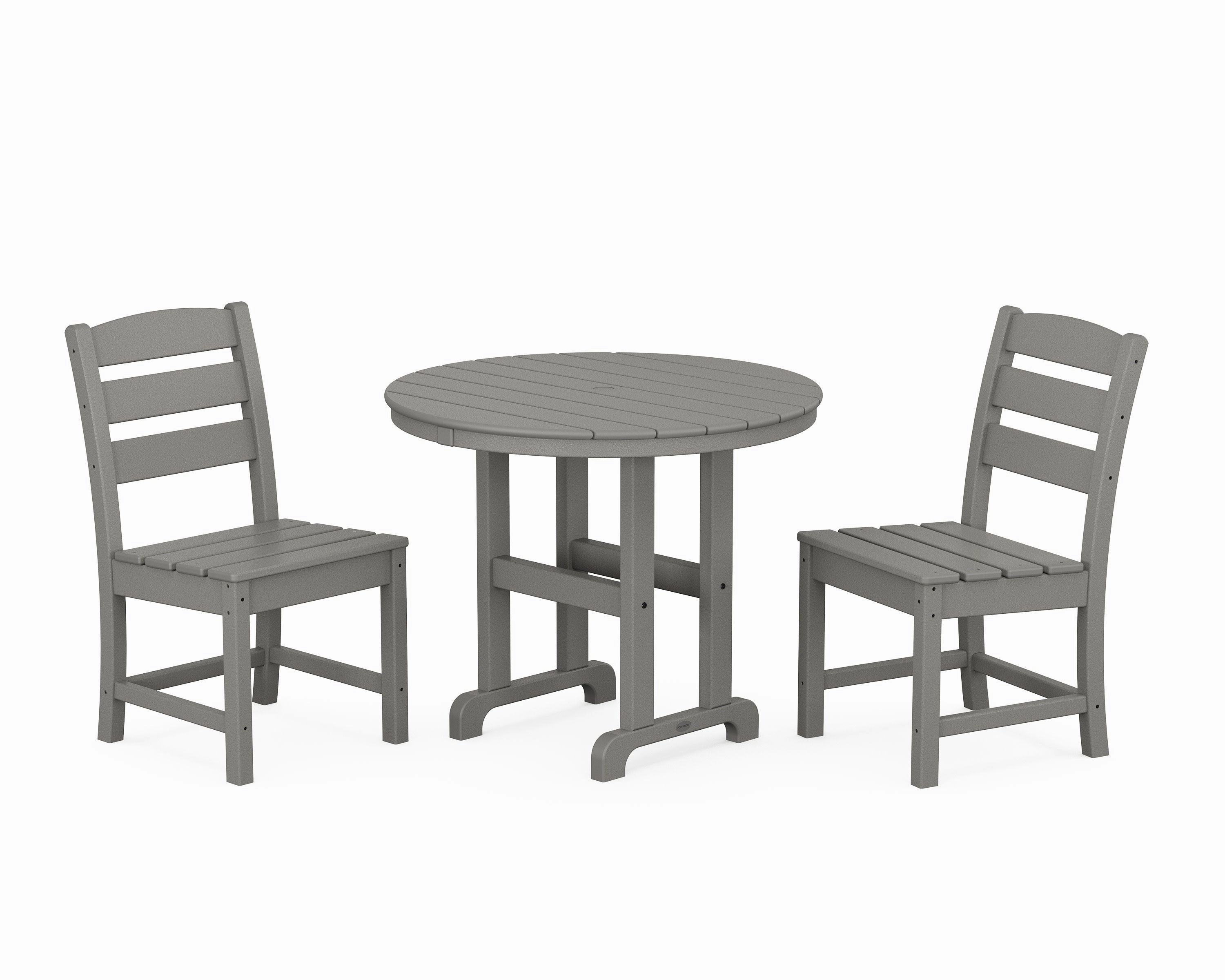 Lakeside Side Chair 3-Piece Round Dining Setoutdoor patio furniture set