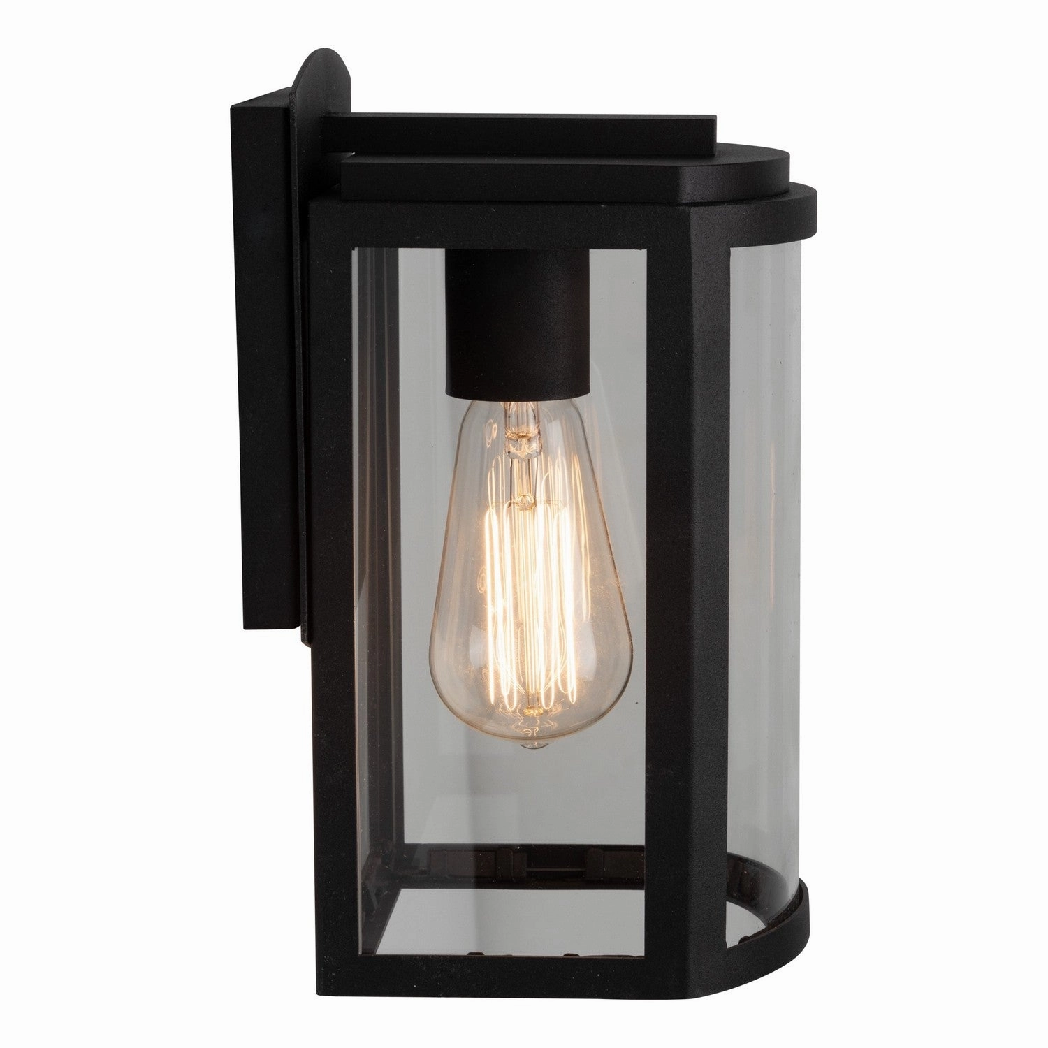 Lakewood One Light Outdoor Wall Mount Matte Black