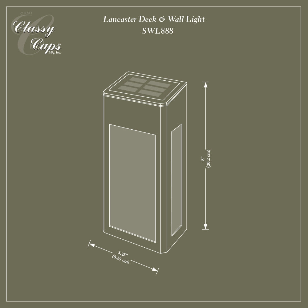 Lancaster Deck & Wall Light (2 Pack)