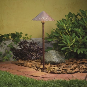 Landscape Led LED Path Light Textured Tannery BronzeDecorative outdoor post lights