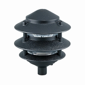 Landscape Lighting One Light Outdoor Path Light BlackDecorative outdoor post lights