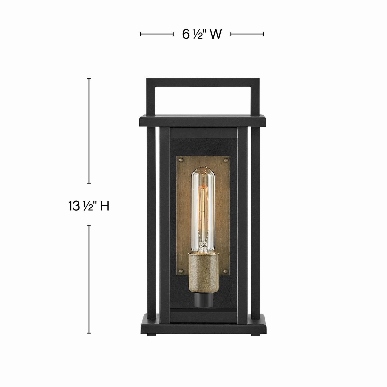 Langston LED Wall Mount Black