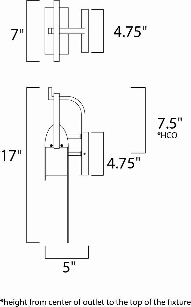 Laredo LED Outdoor Wall Sconce Rustic Forge