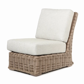 Laurent Armless Chair Sectionwaterproof wicker balcony furniture