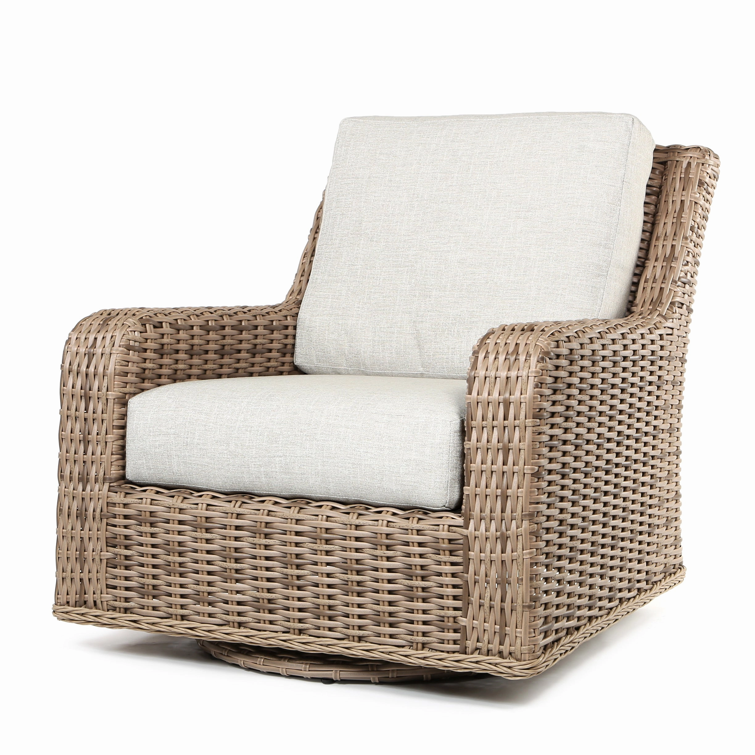 Laurent Swivel Glider Club Chairwaterproof wicker balcony furniture