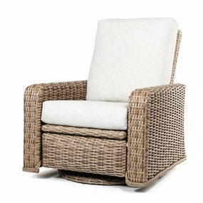 Laurent Swivel Recliner Club Chairwaterproof wicker balcony furniture