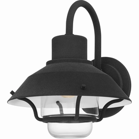 Lavalier One Light Outdoor Wall Mount Mottled BlackOutdoor wall sconces with motion sensor