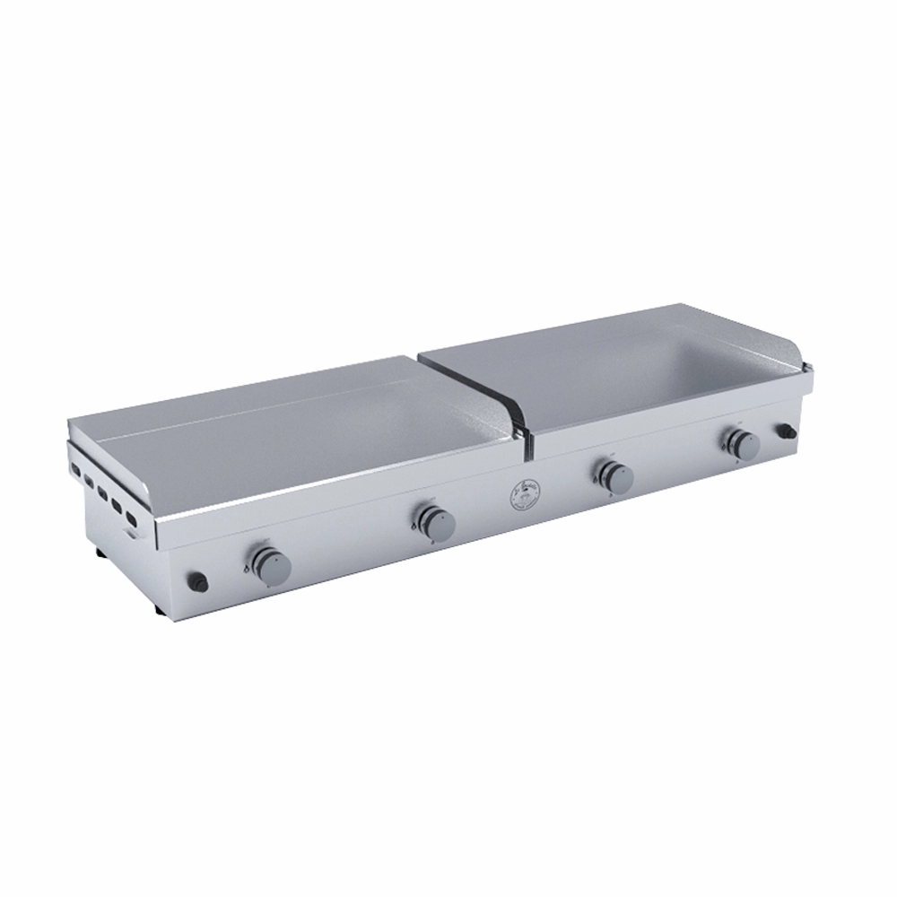 Le Griddle 4 Burner The Grand Texan Gas Griddle GFE160 heavy-duty flat top grilling station