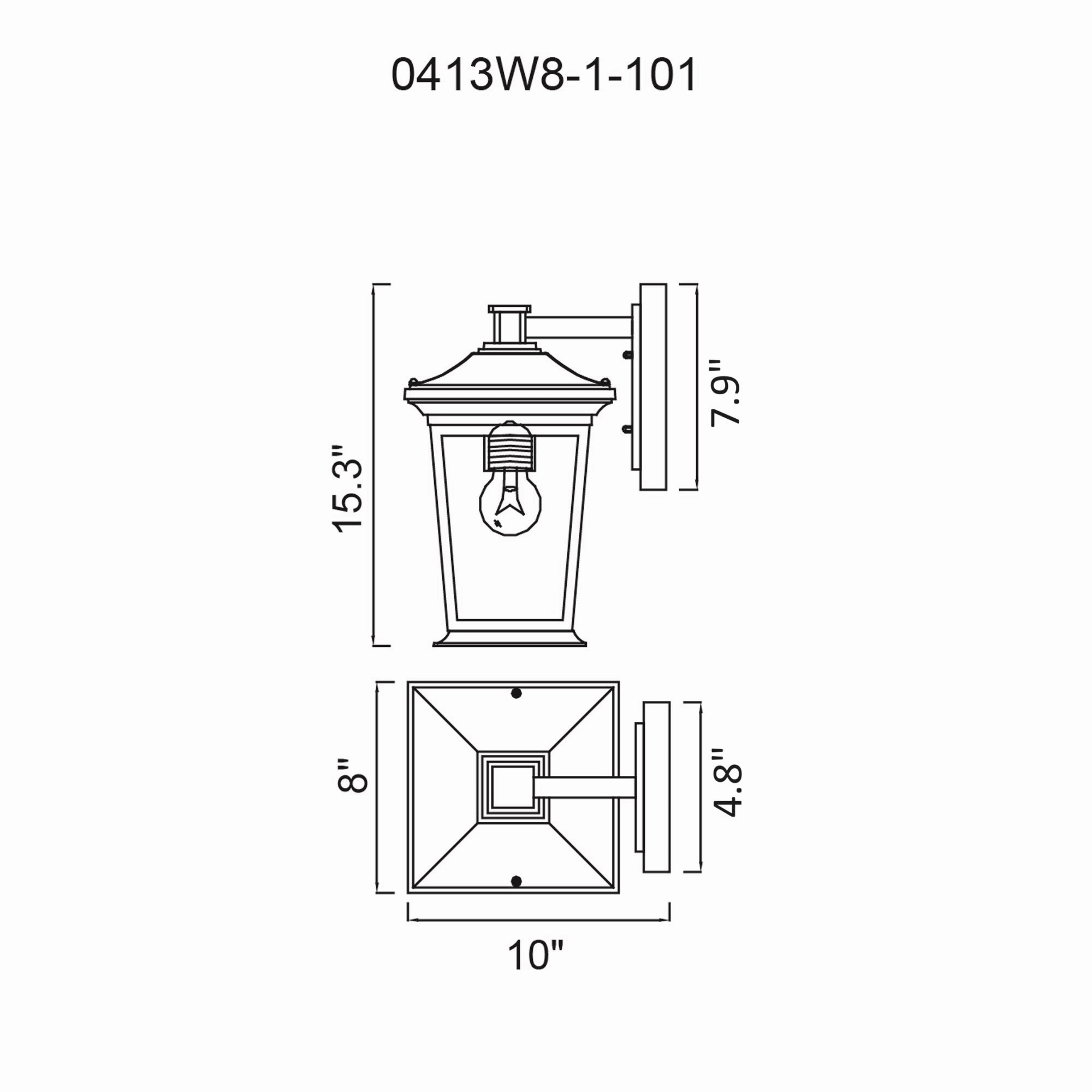 Leawood 1-Light Outdoor Wall Light