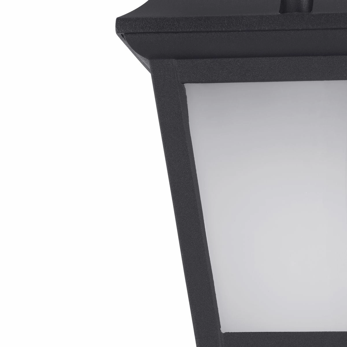 Led Die-Cast Lantern LED Wall Lantern Black