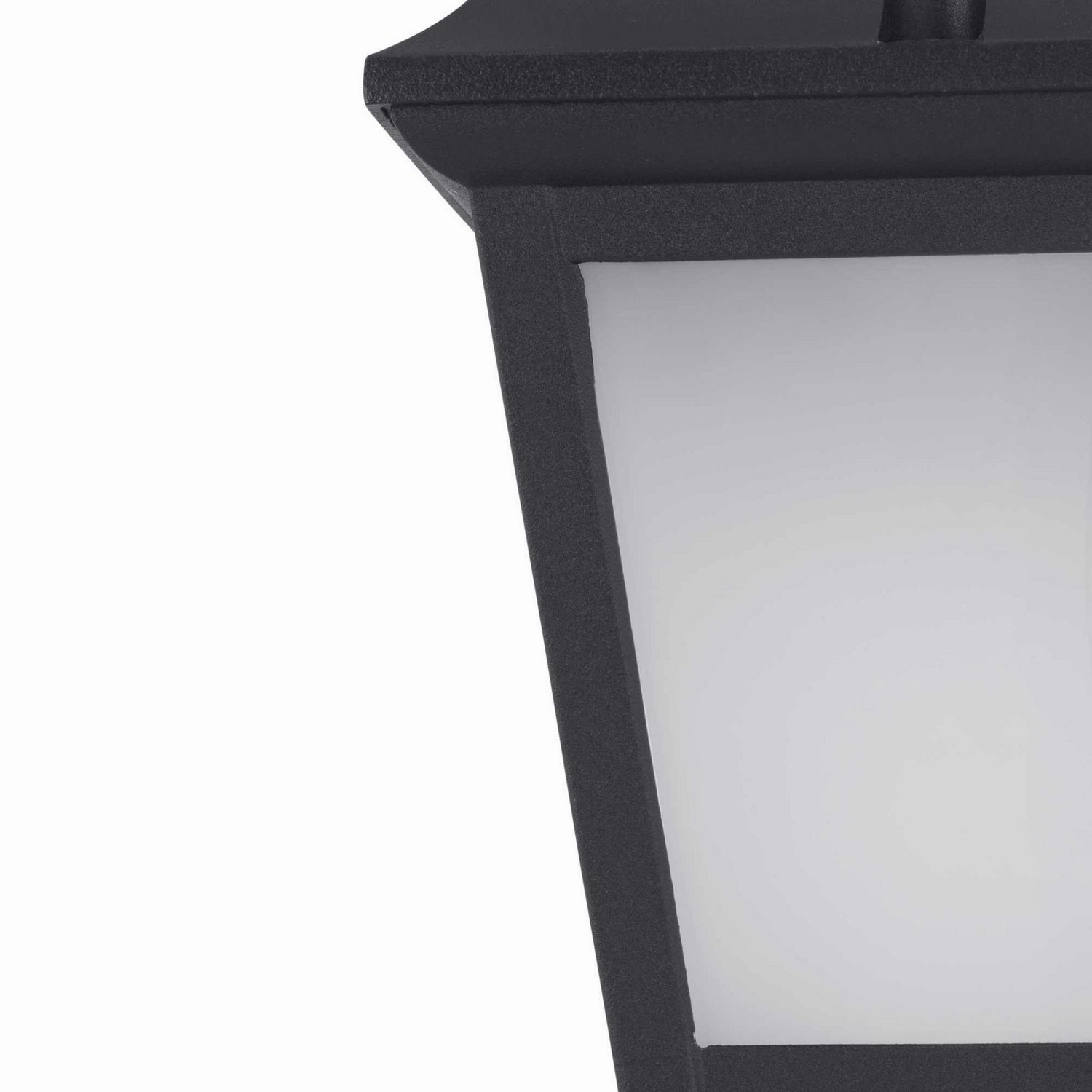 Led Die-Cast Lantern LED Wall Lantern Black