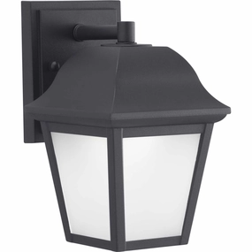 Led Die-Cast Lantern LED Wall Lantern BlackOutdoor wall sconces with motion sensor