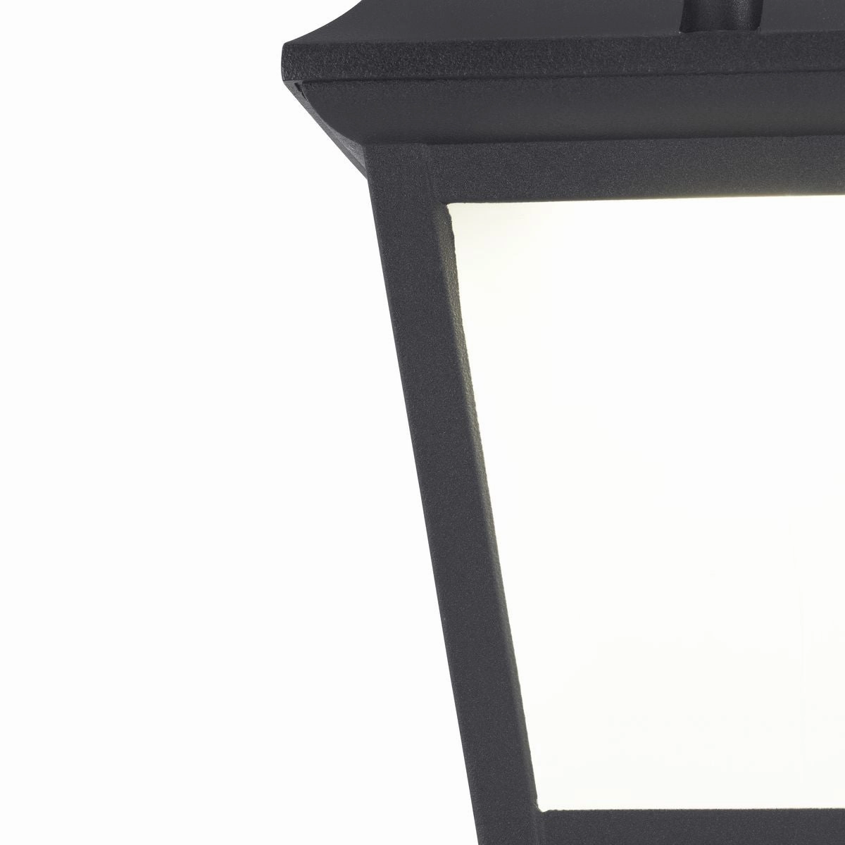 Led Die-Cast Lantern LED Wall Lantern Black