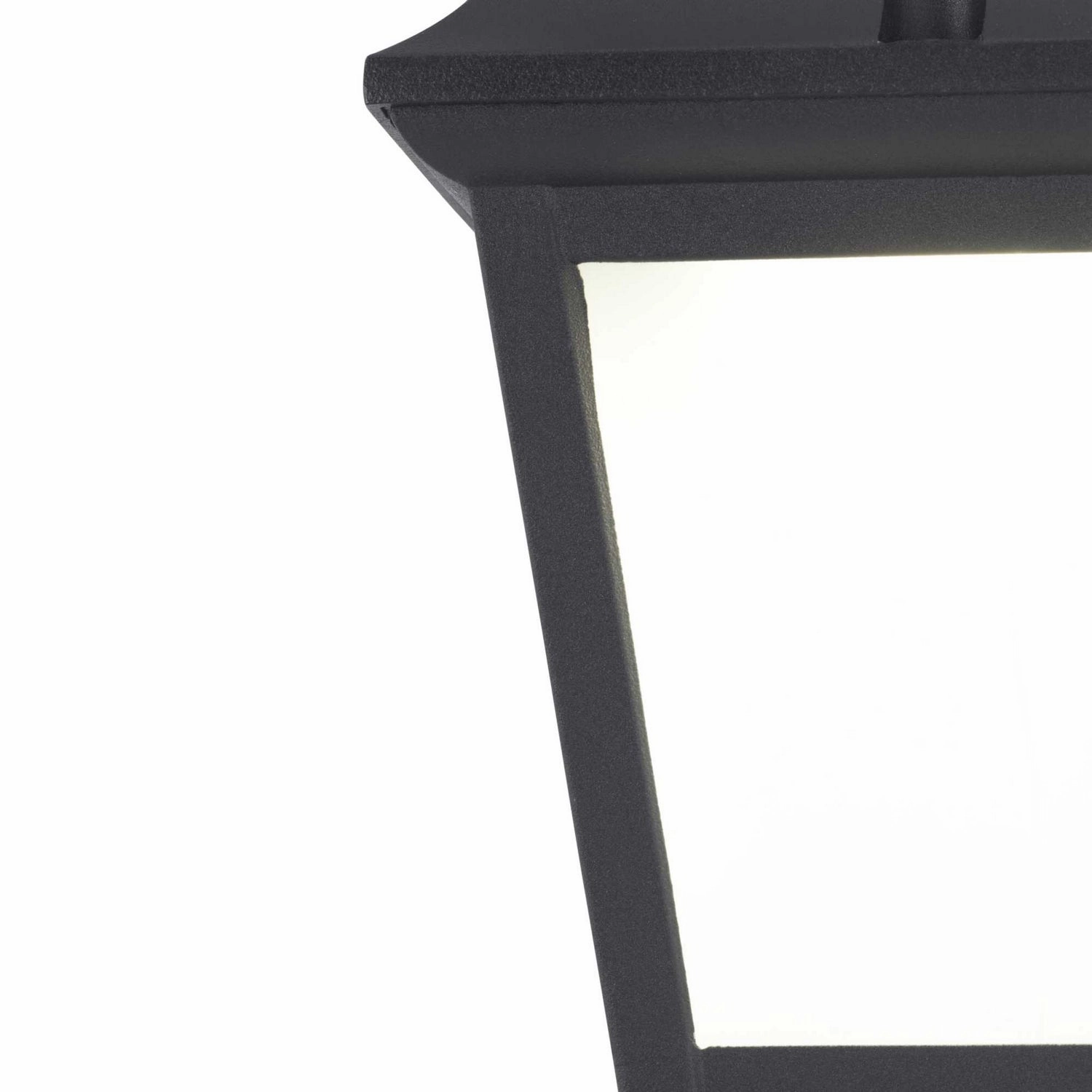 Led Die-Cast Lantern LED Wall Lantern Black