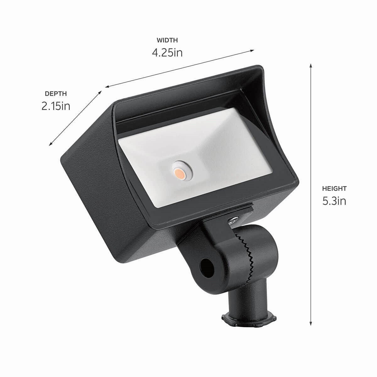 Led Integrated Wash LED Flood Light Textured Black