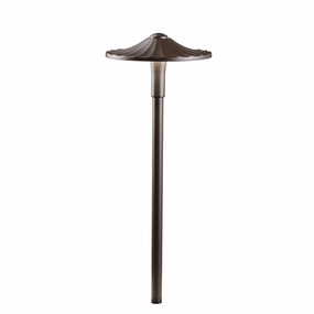 LED Path Light Textured Architectural BronzeDecorative outdoor post lights
