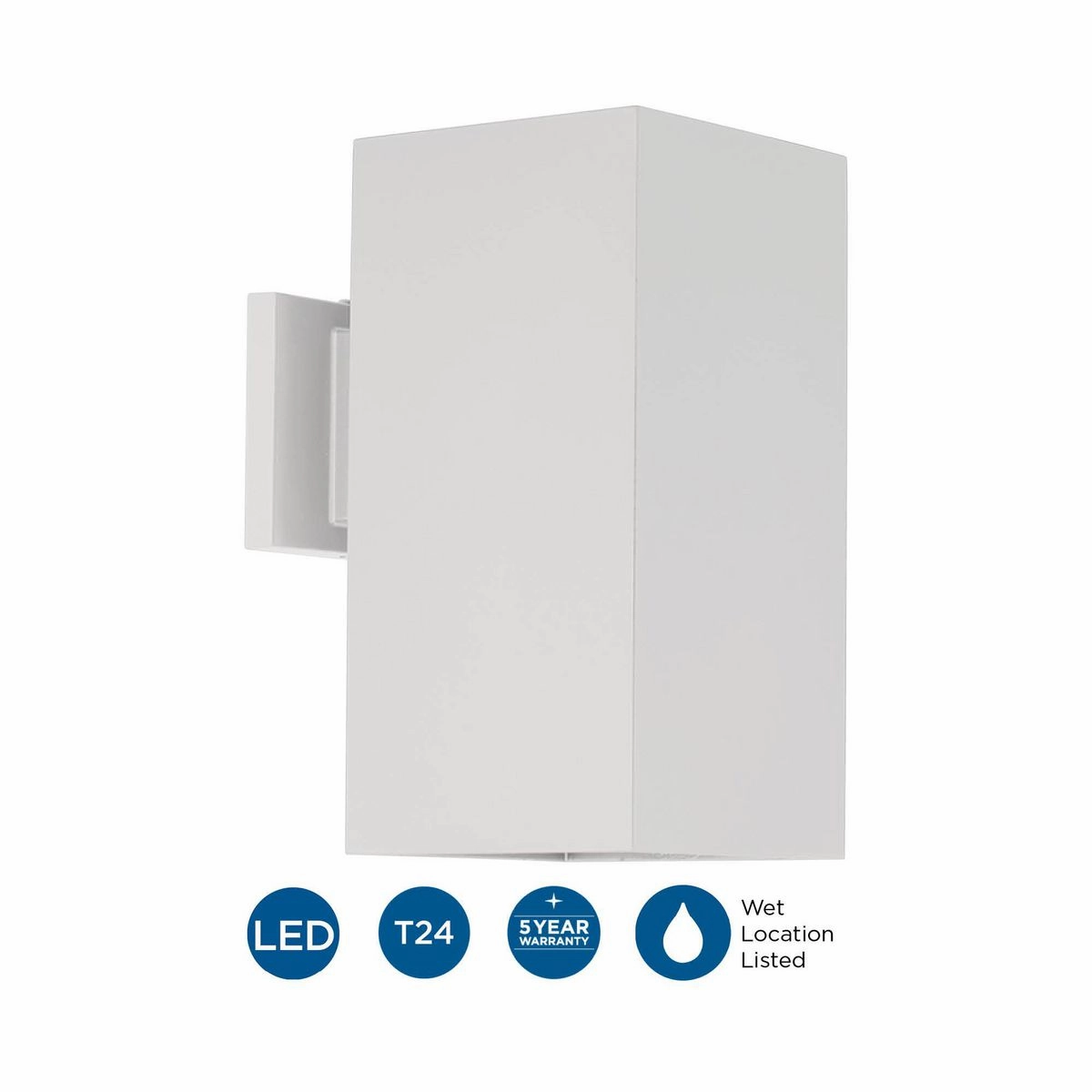 Led Squares LED Cylinder White