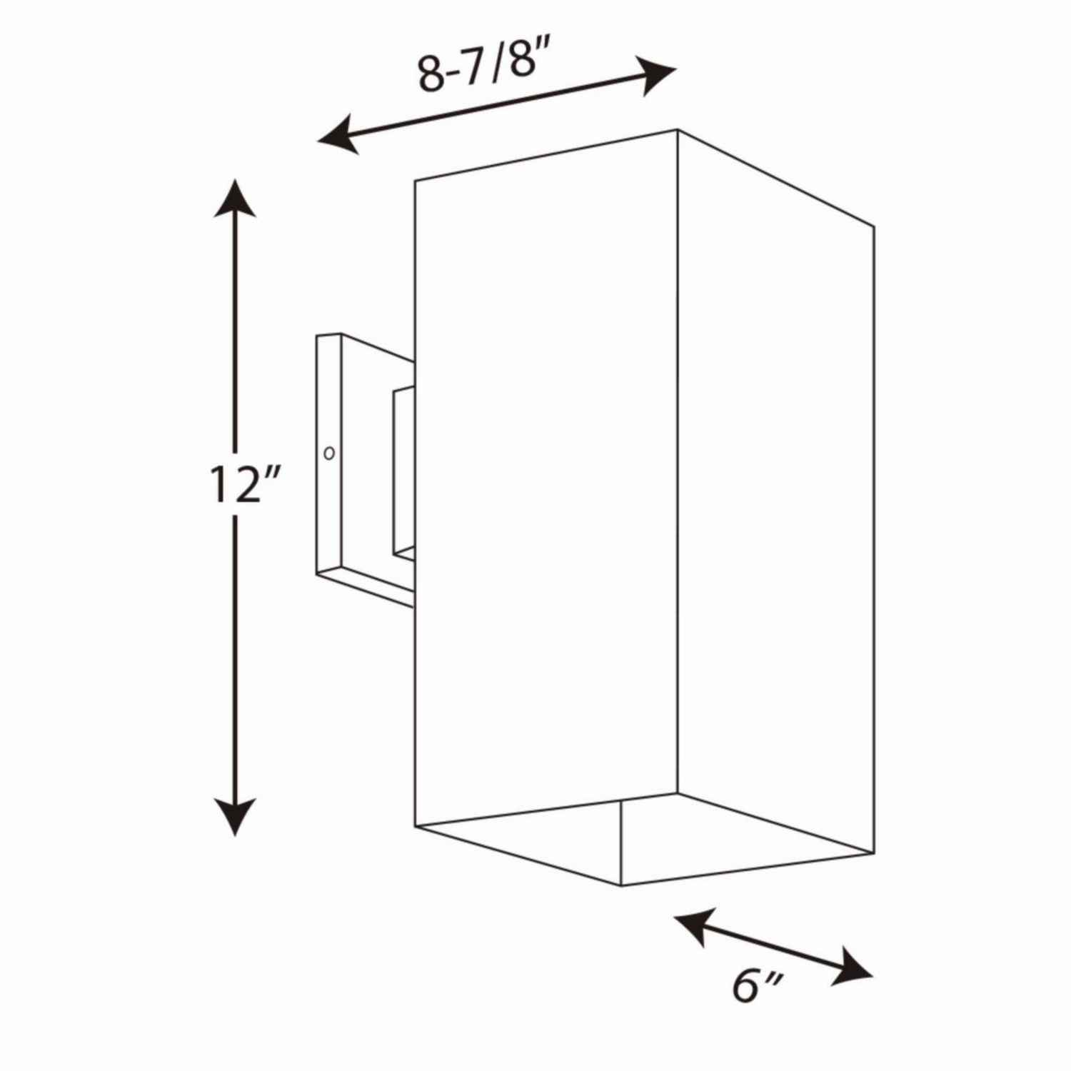 Led Squares LED Cylinder White