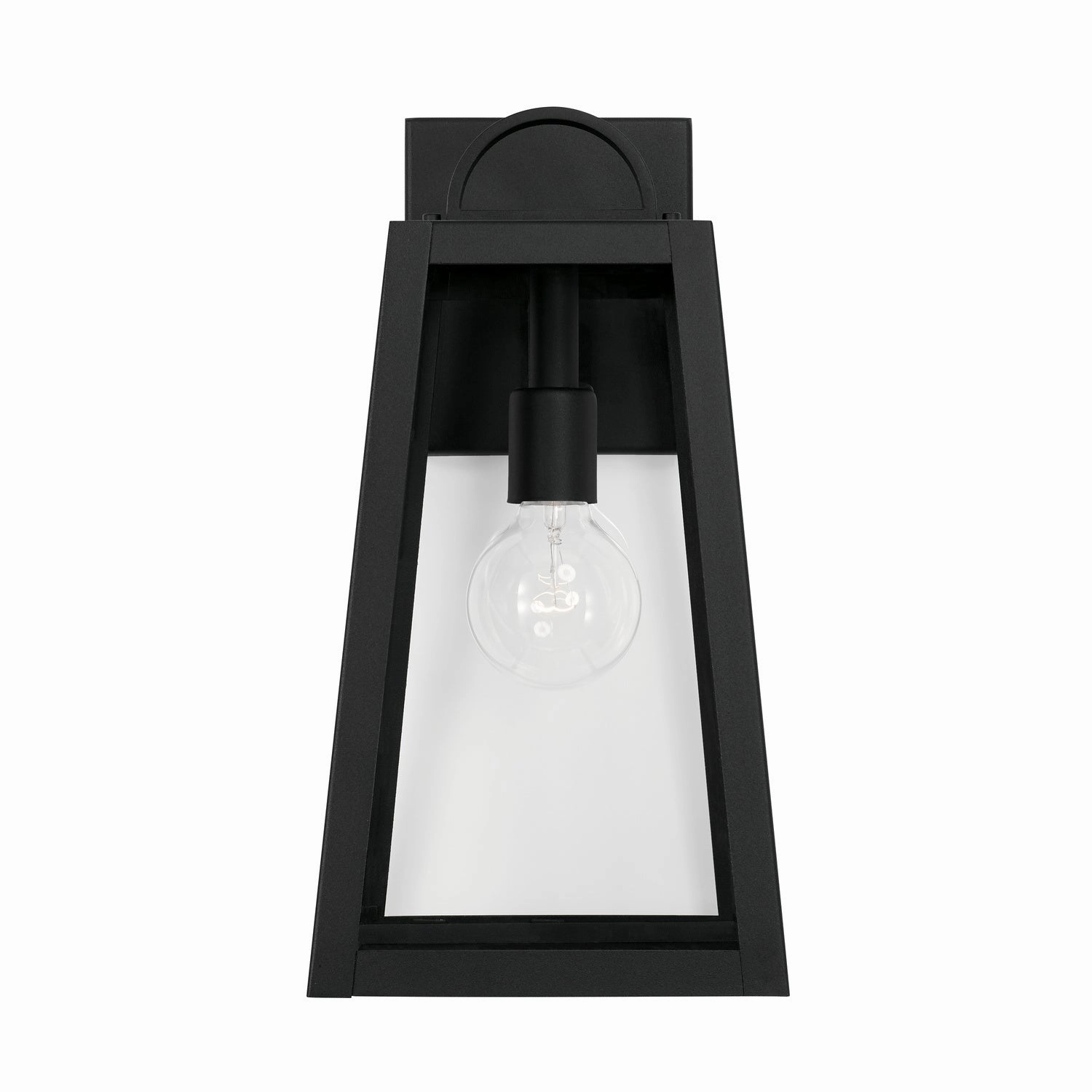 Leighton One Light Outdoor Wall Lantern Black