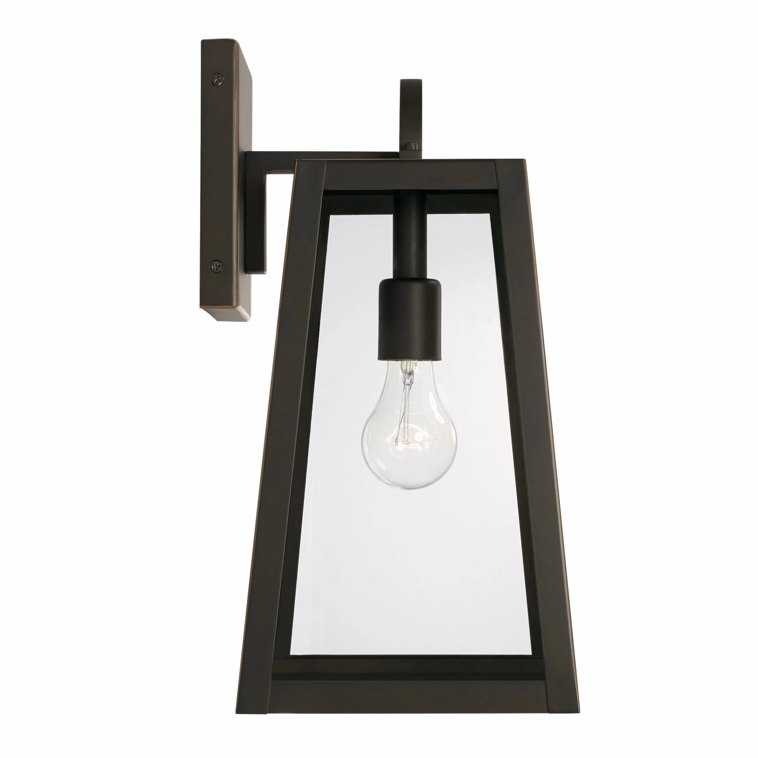 Leighton One Light Outdoor Wall Lantern Oiled Bronze