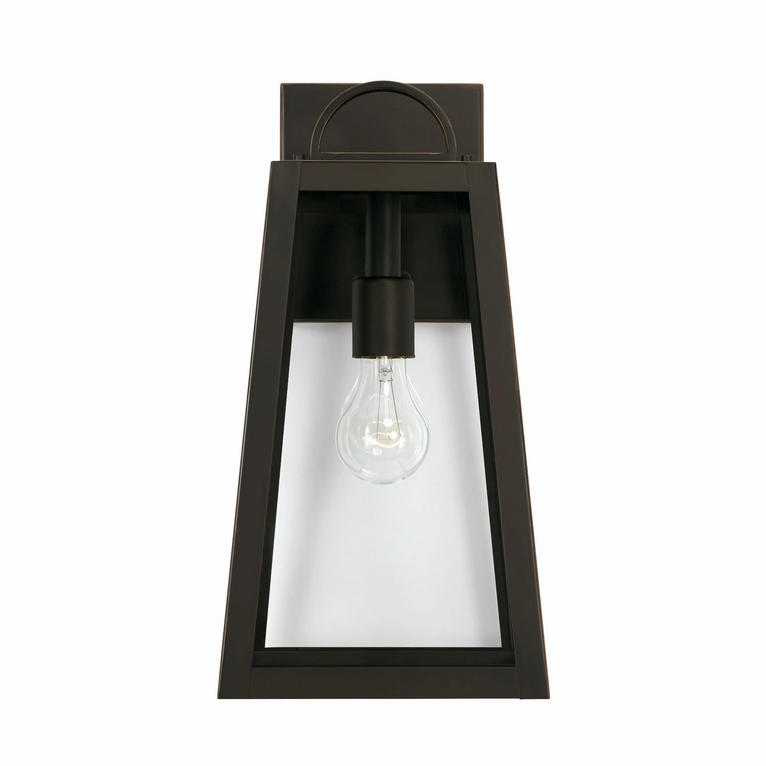 Leighton One Light Outdoor Wall Lantern Oiled Bronze