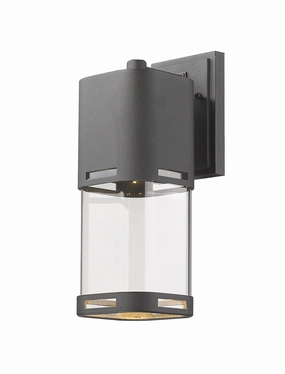 Lestat LED Outdoor Wall Mount BlackOutdoor wall sconces with motion sensor