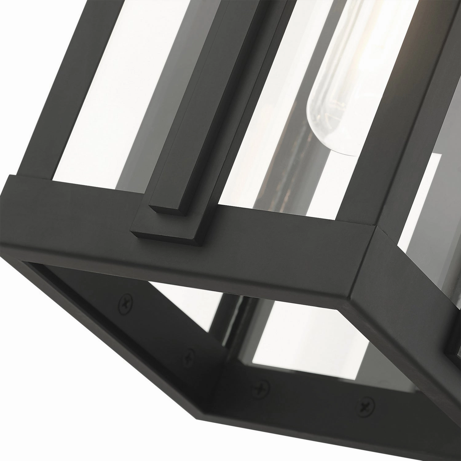 Lexington One Light Outdoor Wall Lantern Black