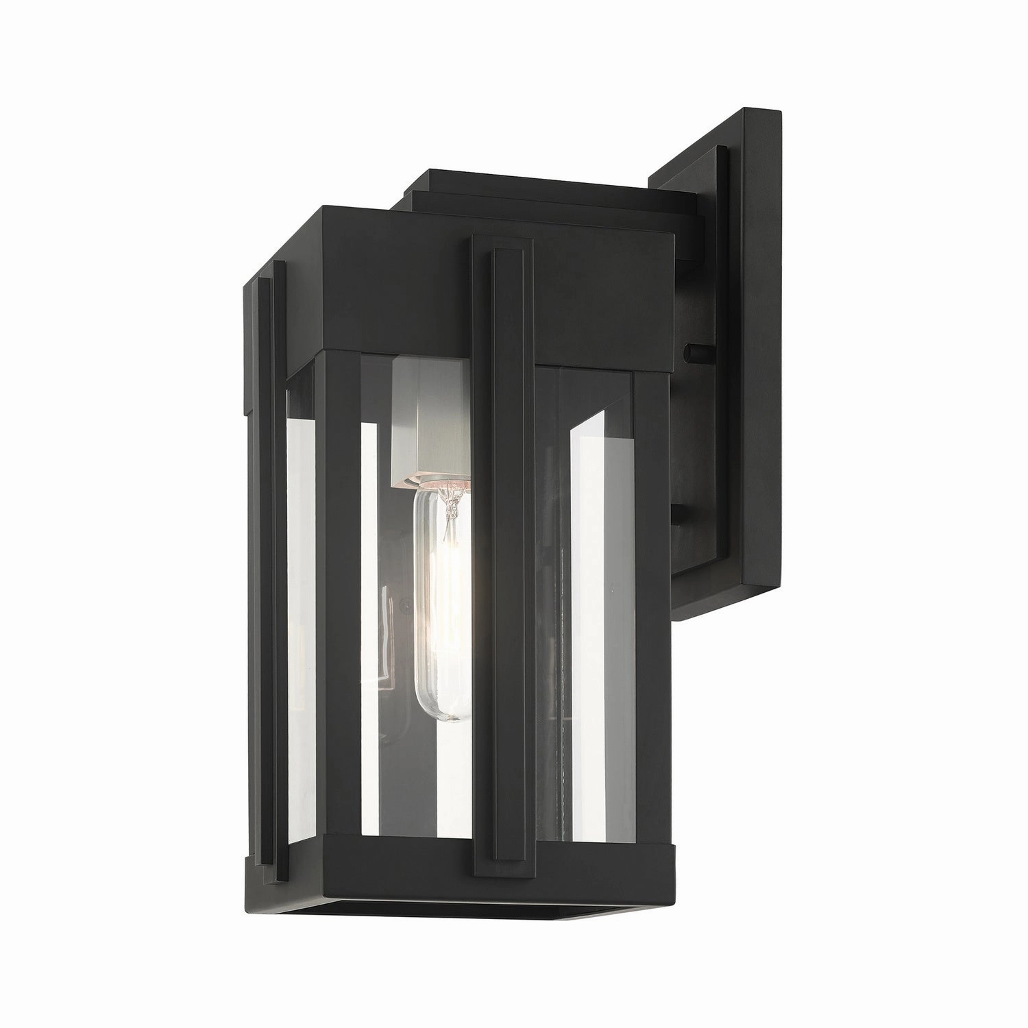 Lexington One Light Outdoor Wall Lantern Black
