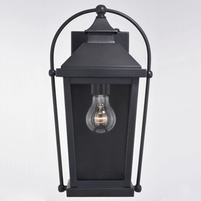 Lexington One Light Outdoor Wall Mount Textured BlackOutdoor wall sconces with motion sensor