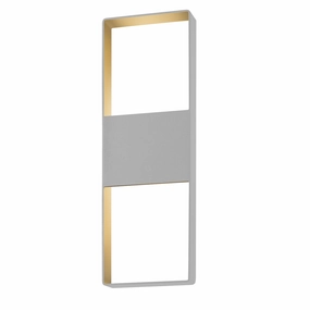 Light Frames LED Wall Sconce Textured GrayOutdoor wall sconces with motion sensor