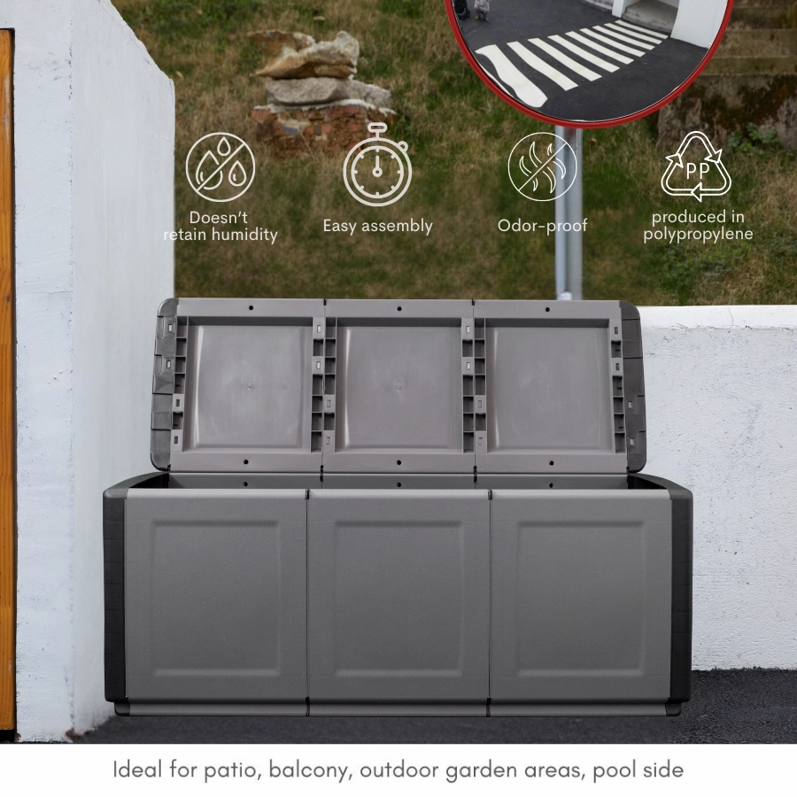 Linea Cube Plastic Outdoor Storage Chest