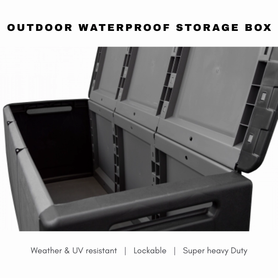 Linea Cube Plastic Outdoor Storage Chest