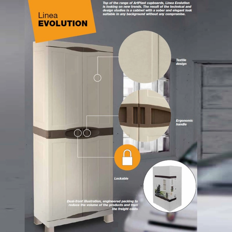 Linea Evolution Tall Utility Outdoor Cabinet