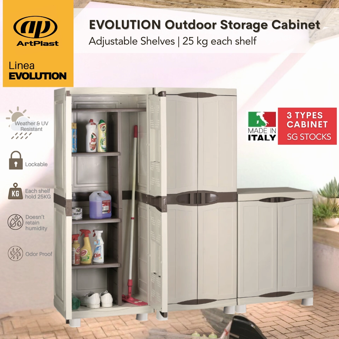 Linea Evolution Tall Utility Outdoor Cabinet