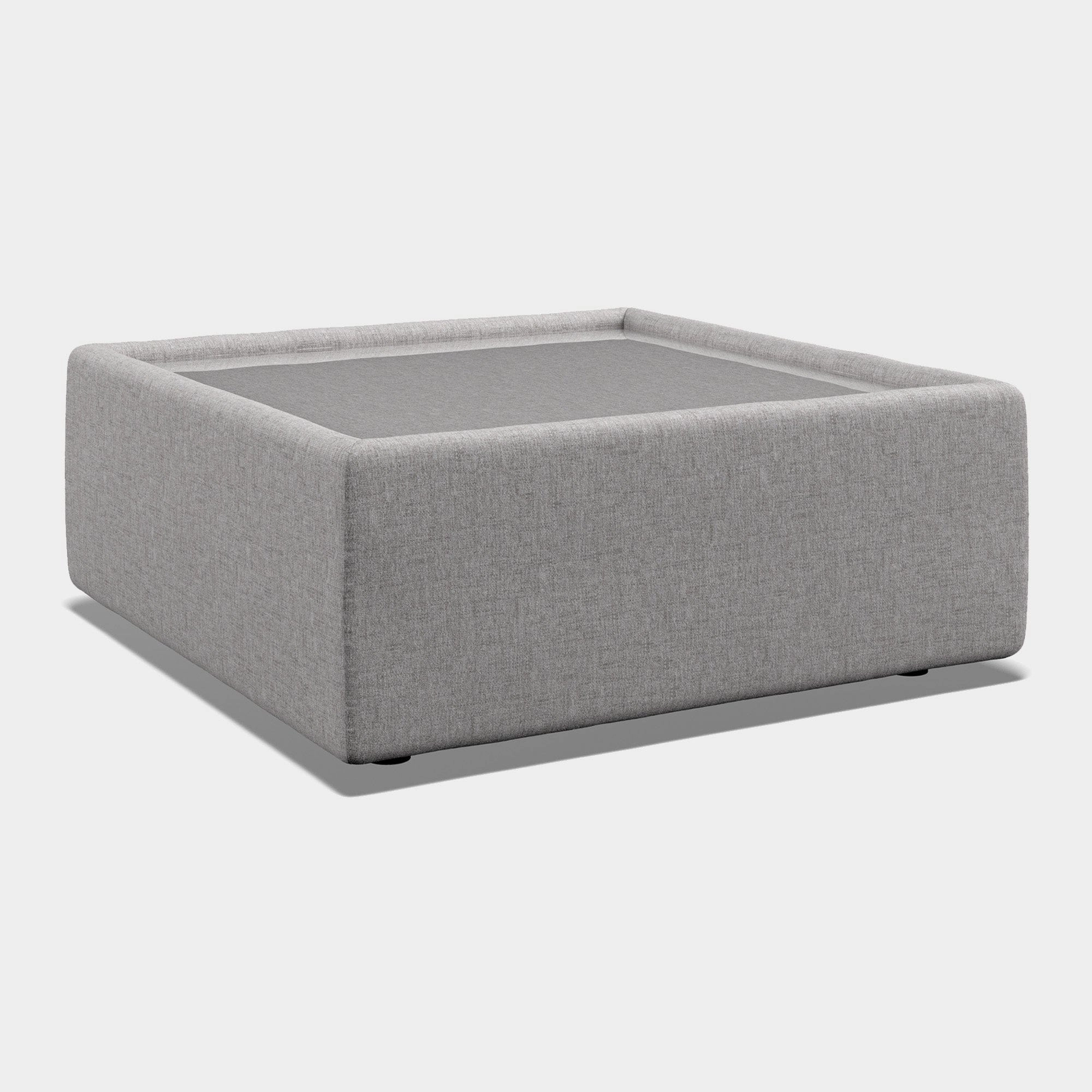 Linear - Square Glass Top Table In Fabricoutdoor side table for patio furniture