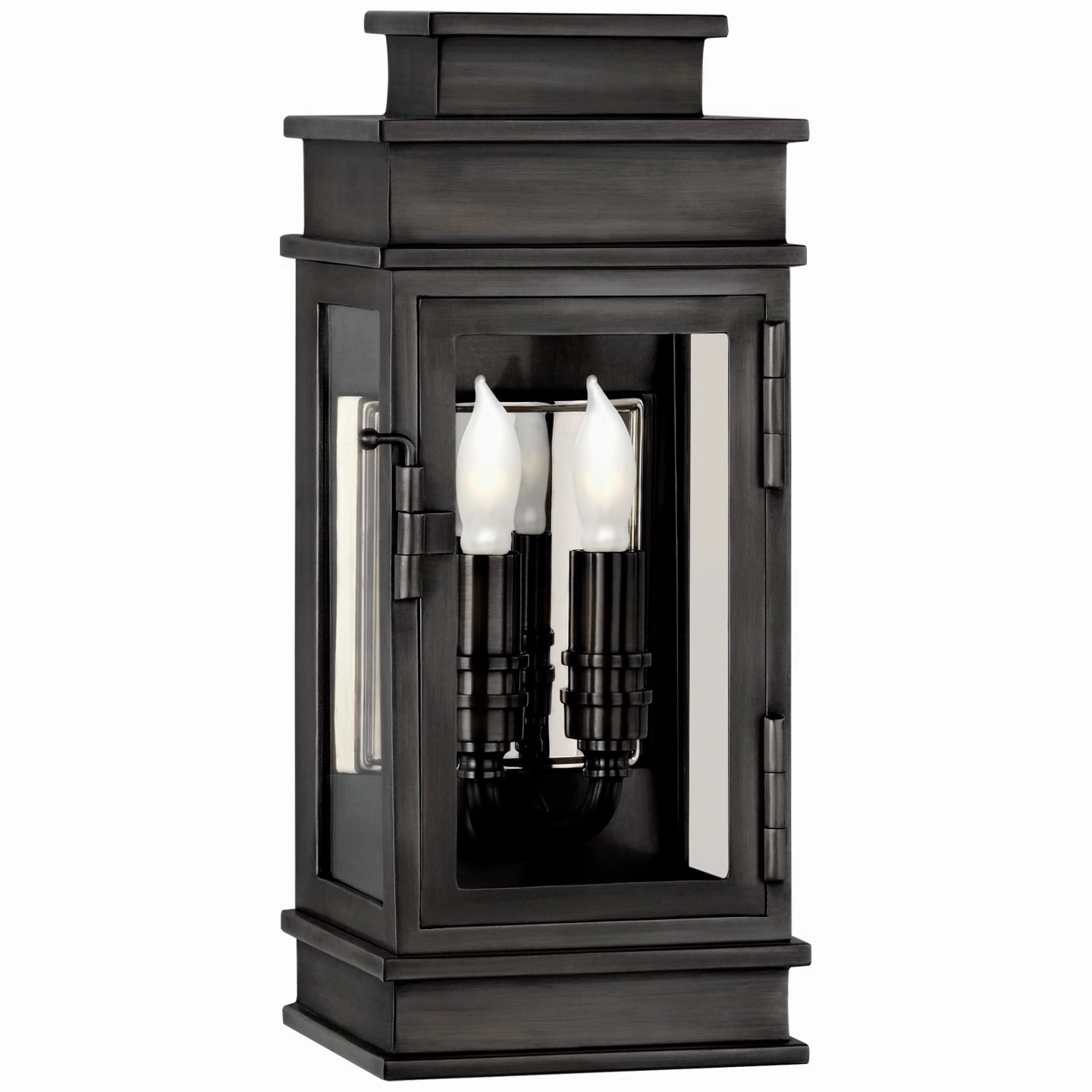 Linear Lantern Two Light Wall Lantern BronzeOutdoor wall sconces with motion sensor