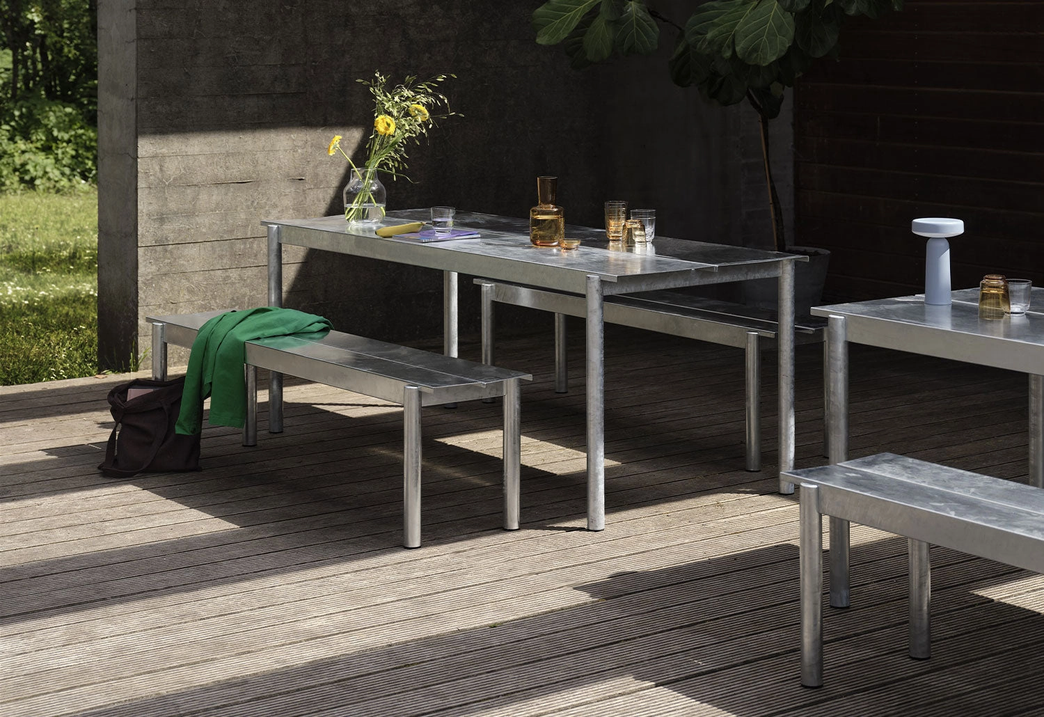 Linear Steel Bench