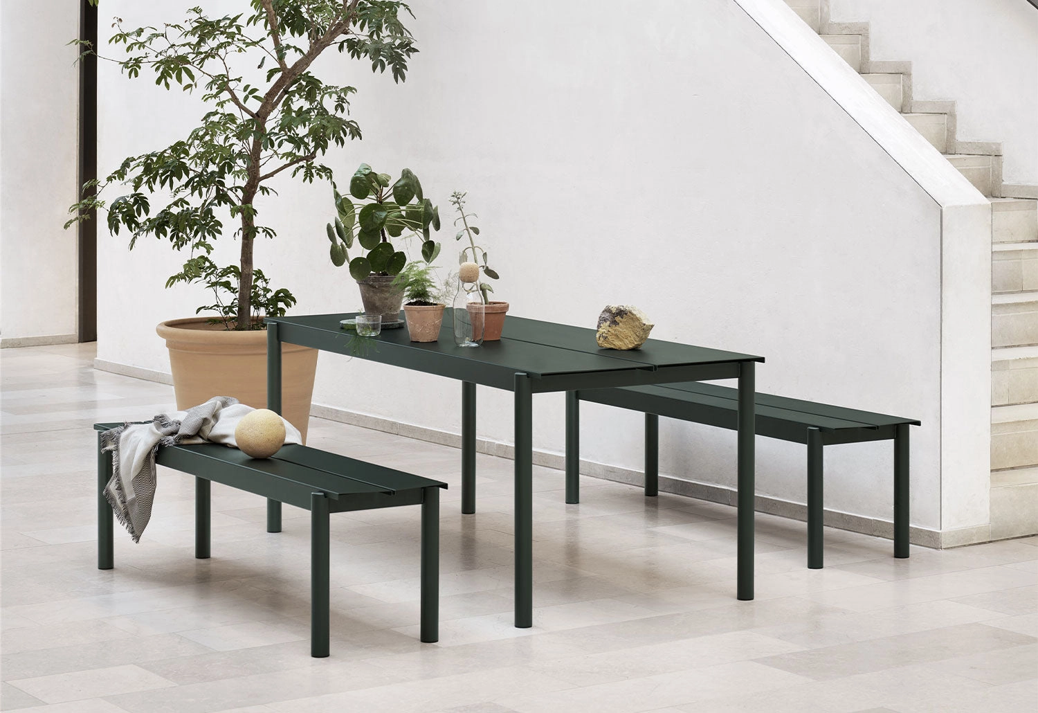 Linear Steel Bench