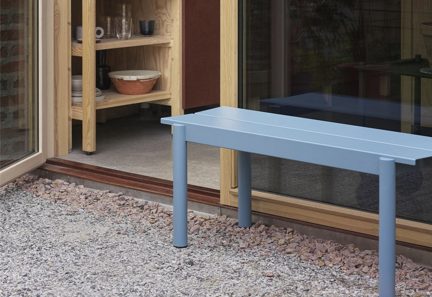 Linear Steel Bench