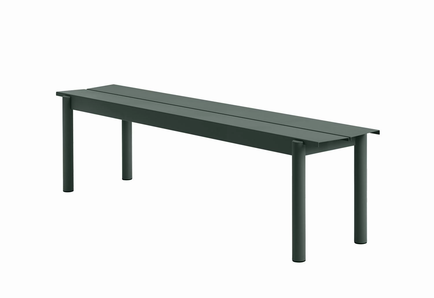 Linear Steel Benchoutdoor patio furniture set