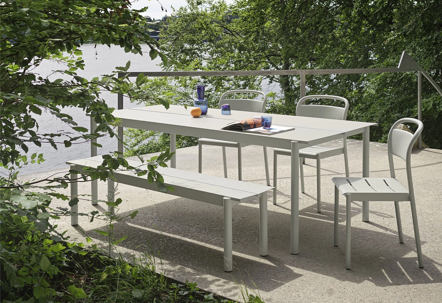 Linear Steel Bench