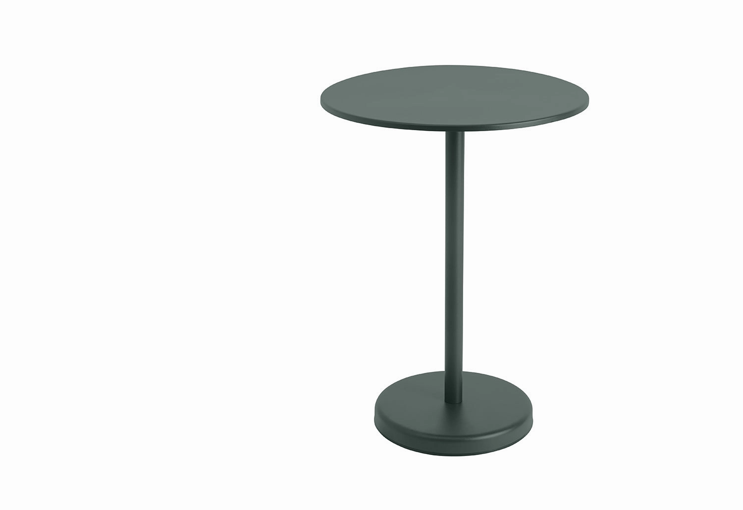 Linear Steel Caf Table | Round
