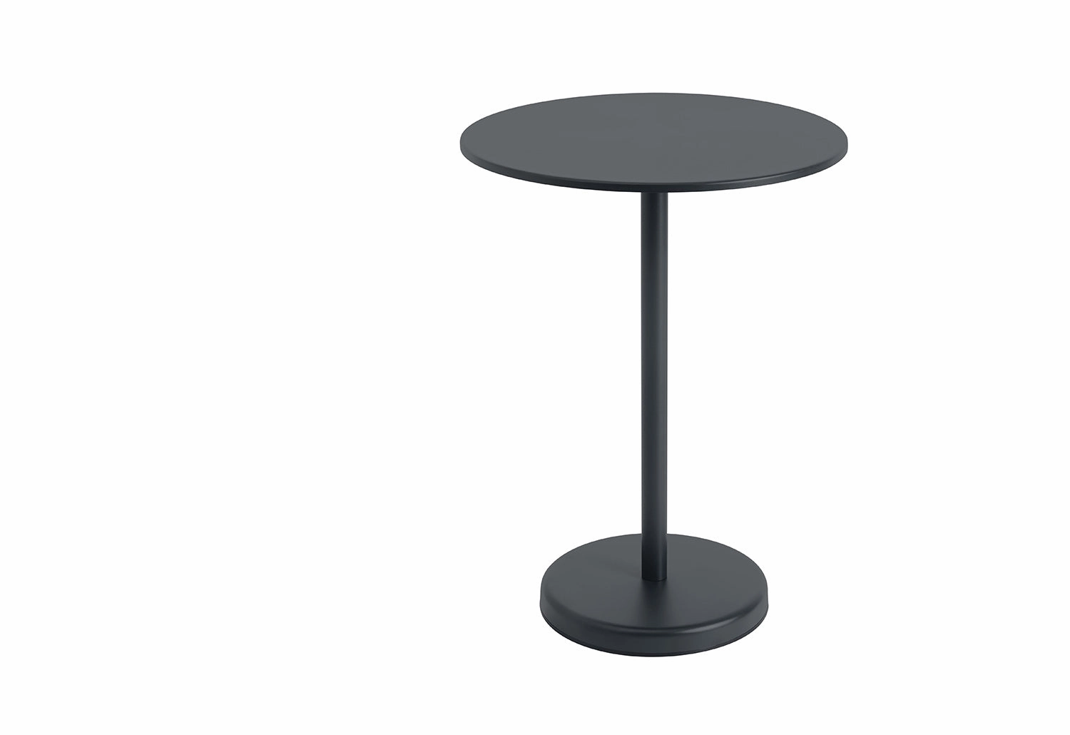 Linear Steel Caf Table | Round